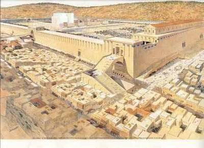 Gambaran Temple of Solomon oleh pelukis